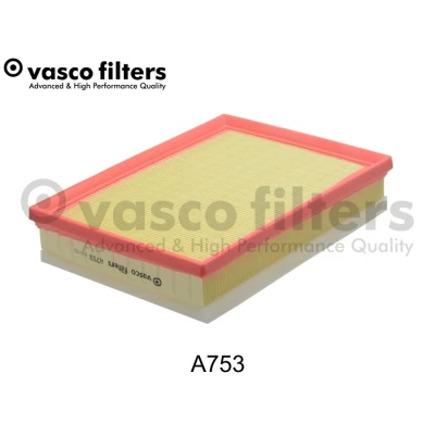 Image de DAVID VASCO A753 Filtre à air 54 182 240 rectangulaire Cartouche filtrante avec préfiltre PEUGEOT: 208 I 3/5 portes, 308 II 3008 SUV