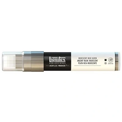 Image de Liquitex Marqueur Pointe Large Argent Riche Iridescent