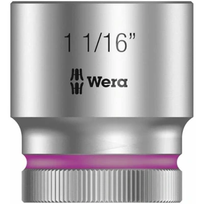 Image de Wera 05003632001 8790 HMC Douille Zyklop à emmanchement 1/2&quot;, 1 1/16 pouce, Argent