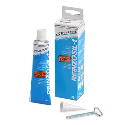 Image de REINZ 70 31453 00 Substance étanchéisante Tube Silicone ne contient pas de solvant, mastic, durcissant transparent REINZOSIL t