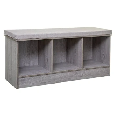 Image de 5 five simply smart Banc 3 Cases Effet chêne Gris Mix N&#039; Modul