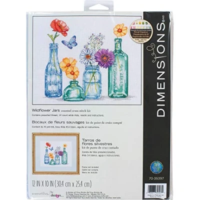Image de Dimensions Kit de broderie au point croix compté Multicolore