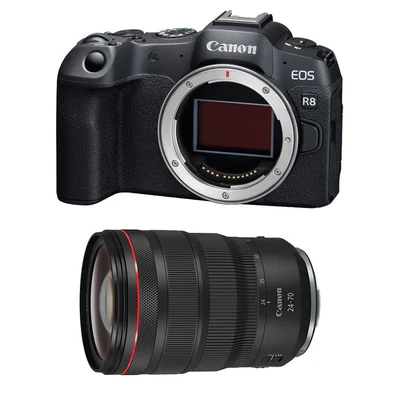 Image de CANON EOS R8 + RF 24 70mm f/2.8 L IS USM Neuf