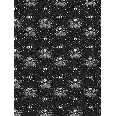 Image de Décopatch FDA764O Une pochette de 20 feuilles 30x40 cm Tatoo noir et blanc