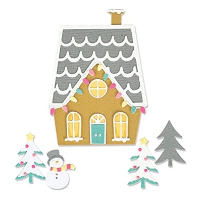 Image de Sizzix Ensemble de Matrices Thinlits 11PK House par Olivia Rose, 665480, Mutlicolor, Taille Unique
