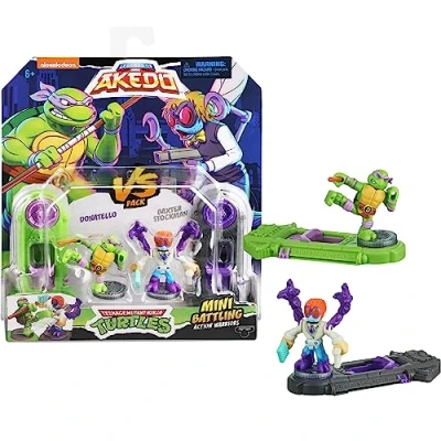 Image de Donatello vs Baxter Stockman Akedo Tortues Ninja