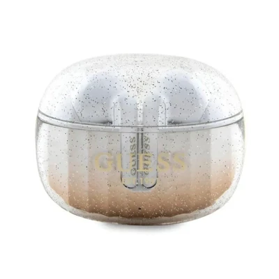 Image de Guess Glitter Gradient Écouteurs Bluetooth TWS + étui de chargement (or)