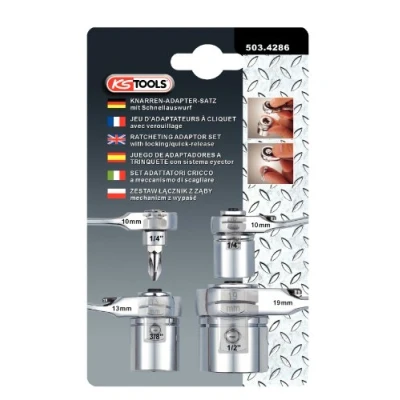 Image de KS TOOLS 503.4287 Jeu de douilles Acier chrome vanadium 1/4pouce
