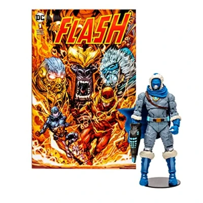 Image de McFarlane Toys DC Direct Figurine de 7 po avec Bande dessinée The Flash WV2 Captain Cold