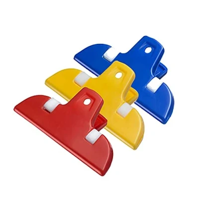 Image de Westmark 3 Petits Clips à Sachets/Clips de Fermetures, Plastique, Mini, Jaune/Bleu/Rouge, 52182230