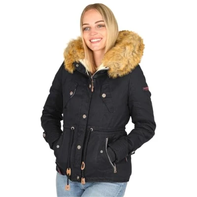 Image de Navahoo Veste d&#039;hiver, Femme, Taille: Large, Schwarz