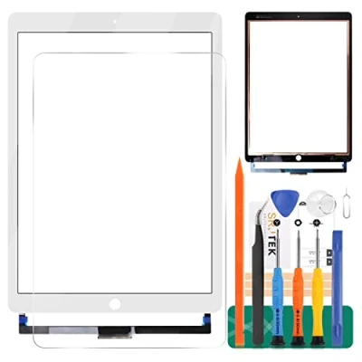 Image de pour iPad Pro 12.9 2017 2nd 2 Screen Replacement A1671 A1670 Touch Touchscreen Digitizer Panel Glass Sensor (Not LCD Display) (White)