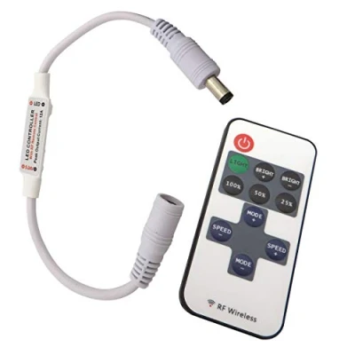 Image de Variateur sans fil LED 12 V CC avec télécommande Pour toutes les lampes à intensité variable prise et (avec fiches creuses).