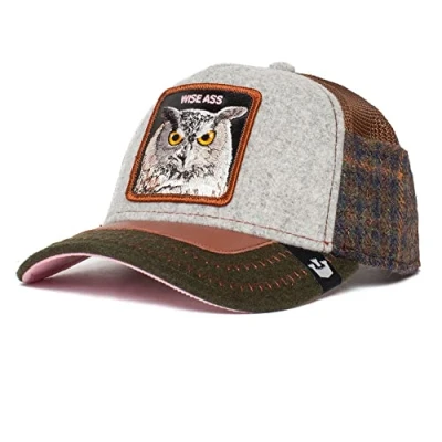 Image de Goorin Bros. Cum Laude Wise Ass Gray Adjustable Trucker Cap One Size