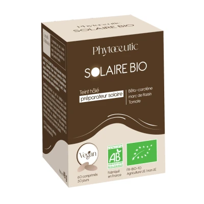 Image de Solaire hâle naturel bio 60 comprimés