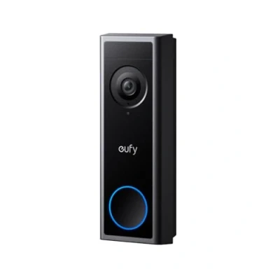 Image de eufy Security Sonnette vidéo C30, Alimentation par Batterie, 2K FHD, appels en Direct, détection des Humains et mouvements, Compatible avec la HomeBase S380, aucuns Frais mensuels