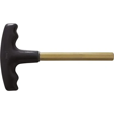 Image de KS Tools 963.1578 Clé mâle poignée en &#039;&#039;T&#039;&#039; 12mm, 155mm Gamme BRONZEplus Antidéflagrant Alliage Aluminium Bronze