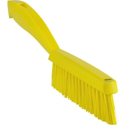 Image de Vikan Brosse à main étroite d&#039;hygiène Fibres extra dures Jaune