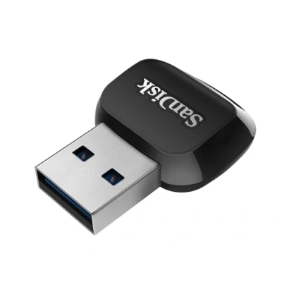 Image de SanDisk QuickFlow microSD UHS I, lecteur/enregistreur USB A, Vitesse de lecture jusqu&#039;à 250 Mo/s, écriture 150 3.2 Gen 1