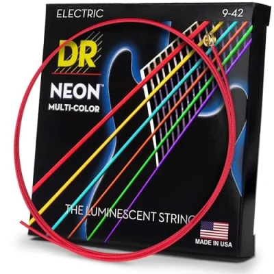 Image de DR String MCE 9 Multi Color Jeu de cordes pour guitare electrique