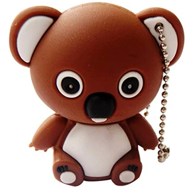 Image de Ulticool Koala Ours 16 Go Mémoire Stick Clé Design Unique et Original GB USB Flash Drive Excellent Cadeau d&#039; Anniversaire Garçon File Brun Blanc