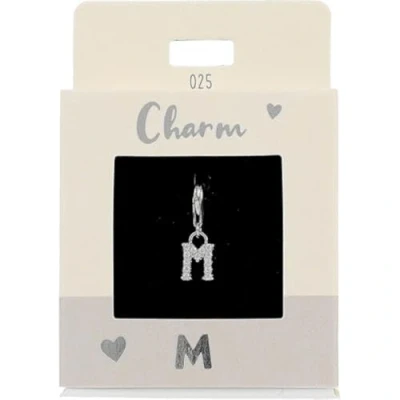 Image de Depesche 11785 025 Charms Express Yourself Pendentif pour Colliers et Bracelets, Lettre M, argenté, comme Petit Cadeau, Multicolored
