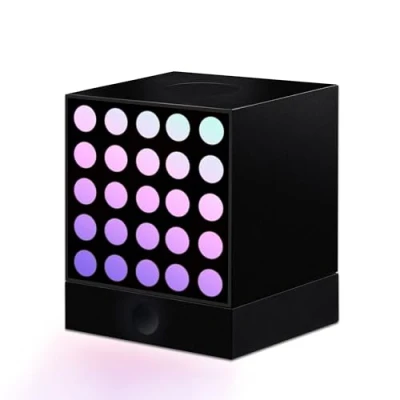 Image de Yeelight Cube Lampe de Table Intelligente Wi FI/Bluetooth Noir