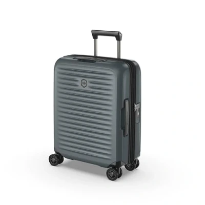 Image de Victorinox Airox Advanced Global Hardside Carry on, Bagage Cabine à roulettes, Léger, Femmes/Hommes, 40 x 20 55 cm, 35 l, Extensible, Gris