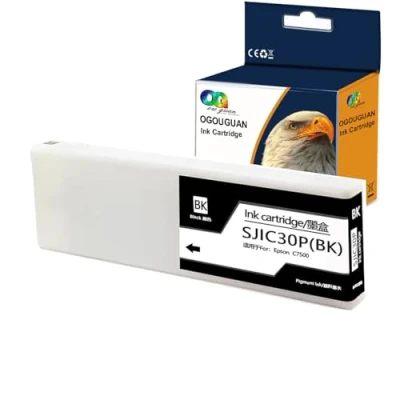Image de CAIDI SJIC30P Cartouche d&#039;encre Remplacement pour Epson Compatible avec ColorWorks TM C7500G C7500GE Cartucce d&#039;inchiostro (1 Nior)