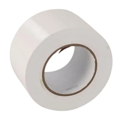 Image de GTSE Ruban adhésif toilé Duct tape Gaffer Blanc 75 mm x 50 m 1 rouleau résistant,imperméable pour réparer,fixer,assembler,renforcer,étanchéifier