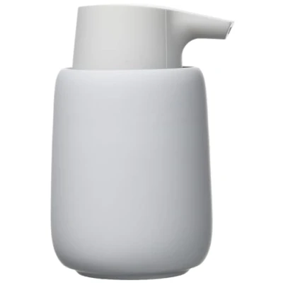 Image de blomus Distributeur de Savon Sono au Look élégant, en céramique H 14 cm, T 9,5 Ø 8,5, V 0,25 l