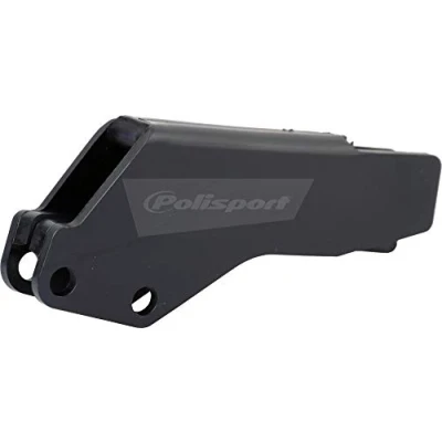 Image de POLISPORT 8450300001 Kit guide chaîne et patin de bras oscillant solide durable compatible avec les motos YAMAHA en couleur Noir
