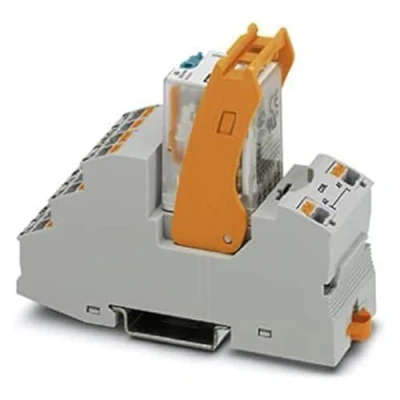 Image de Phoenix contact RIF 2 RPT LDP 24DC/4X21 Module de relais pré monté avec base relais, puissance et support fixation 4 changeurs Tension d&#039;entrée 24 V CC