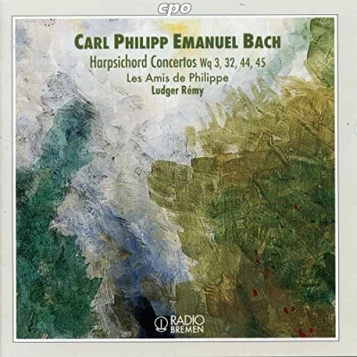 Image de C.P.E. Bach : Concertos pour Clavecin, Wq. 3, 32, 44, 45. Rémy, Les Amis de Philippe
