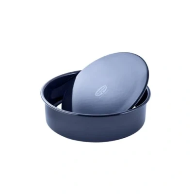Image de Dr Oetker 2362 moule gateau, à manqué 26 cm, a gateau rond, rond patisserie, Acier, Bleu, 24,5 x 7,5 cm