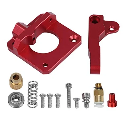 Image de Diyeeni Extrudeuse d&#039;imprimante 3D, Remplacement amélioré Tout métal MK 8 Feeder Drive Aluminium 1,75 mm pour Creality Ender 3, CR 10, 10S (Main Gauche)