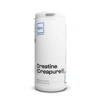 Image de Créatine 100% Pure monohydrate Creapure® Prise Masse Musculaire&amp; Force Musculation Homme Complément Idéal à la Whey Protéine Nutrimuscle 800 Gélules