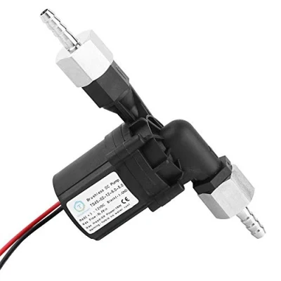 Image de Taidda pompe sans balais, de brassage bière DC 12V NPT1/2 pouces connecteur brosse circulation Homebrew pour un fonctionn