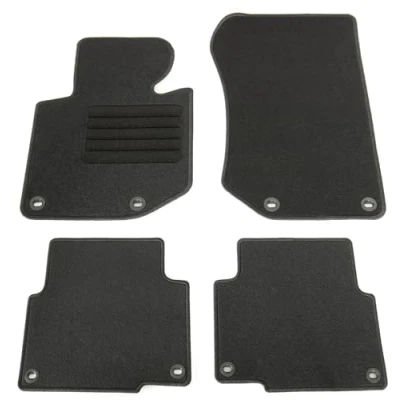 Image de AD Tuning GmbH hg1717 Tapis de Coupe Voiture Sol Set Noir en Velours Carpet Floor Mats