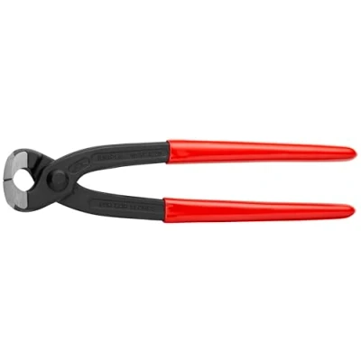 Image de Knipex Pince pour collier de serrage à oreille noire atramentisée, gainées en plastique 220 mm 10 98 I220