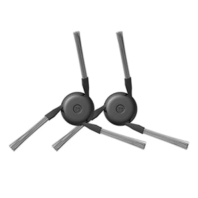 Image de Dreame 2x Brosses latérales de remplacement pour aspirateur X40 Ultra, Ultra Complete, Master, Forme hélicoïdale enlever la saleté et les débris dans coins sur bords