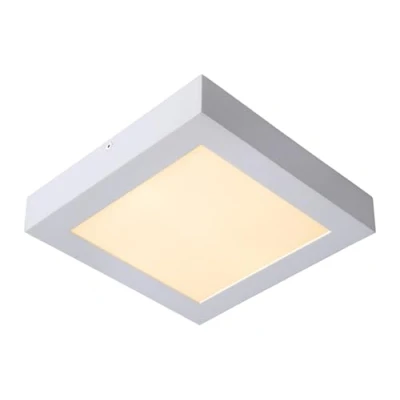 Image de Lucide Brice LED plafonnier 22 x 3,9 cm 22W dimmable incl IP44 blanc