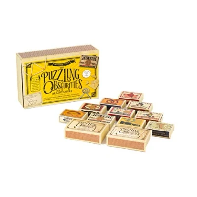 Image de Professor PUZZLE Matchbox, Puzzling Obscurities, Jaune, Brain Training Puzzles