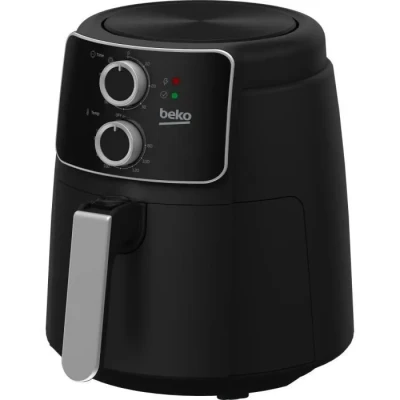 Image de Friteuse multifonction sans huile BEKO FRL2242B 1500 W 3,9 L pour 0,8 kg de frites Minuteur coupe circuit Noir