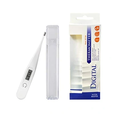 Image de Thermomètre Medical Électronique pour la Fièvre Daffodil HPC350 Bébé Enfant Adulte Mesure rectale buccale axillaire Numérique à Lecture Rapide Précis sans Mercure