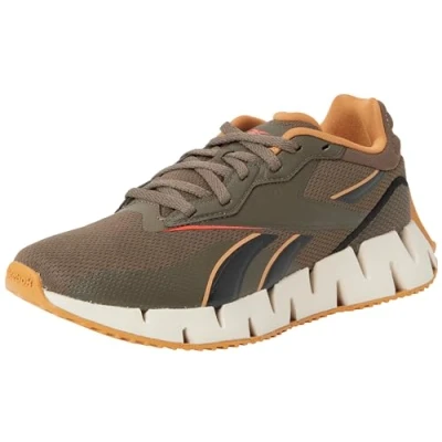 Image de Reebok ZIG Dynamica 4 Chaussures de running neutres, Taille: 40, Grout pure grey court brown Textile