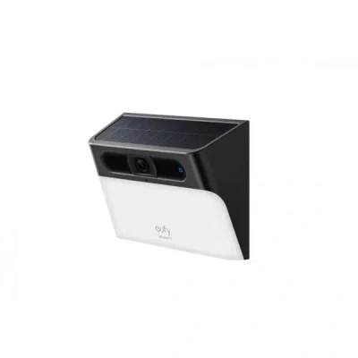 Image de eufy Security Solar Wall Light Cam S120, caméra de sécurité solaire, extérieure sans fil, 2K, alimentation permanente, éclairage activé par le mouvement, IA, IP65, projecteur, frais