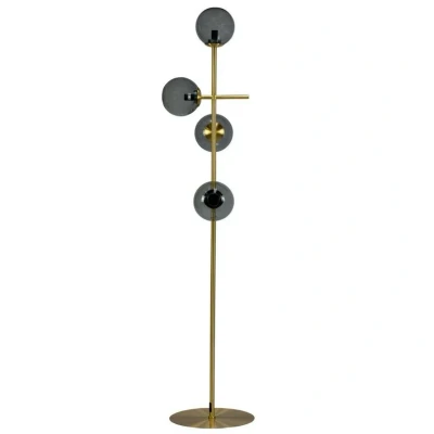 Image de Dyberg Larsen Como lampe sur pied, 4 lampes, laiton