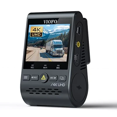 Image de VIOFO A129 Pro 4K Dashcam Caméra Embarquée Ultra HD Voiture 2.0 LCD WiFi Sony IMX355 8MP Sensor, GPS, Monitoraggio 24 Ore, Verrouillage d&#039;urgence, Détection de Mouvement, WDR
