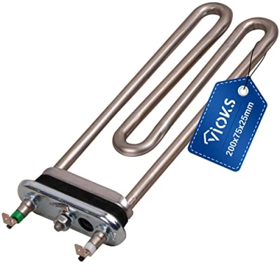 Image de VIOKS Élément chauffant de rechange 2000 W 230 V pour machine à laver Bosch 12024403 &amp; IRCA 6099749R Neff Siemens